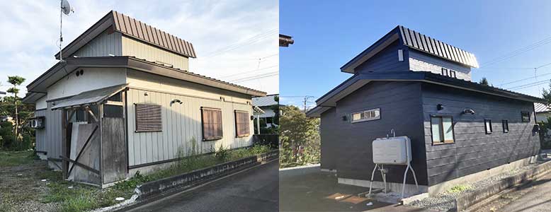 I様 外観02ビフォーアフター