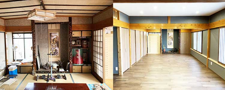 I様 床の間ビフォーアフター