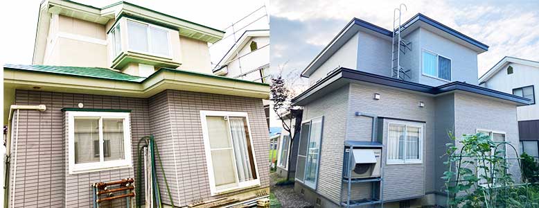 S様 屋根・外壁ビフォーアフター